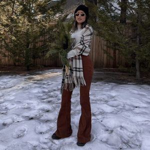 Cognac bell, bottom, corduroy pants